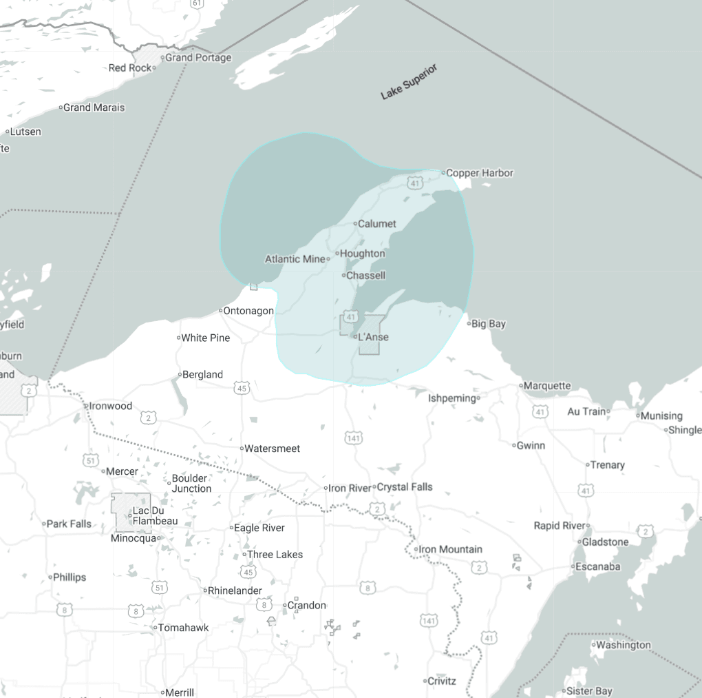 WKMJ Coverage Map